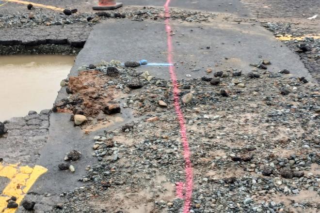 utility locate markings